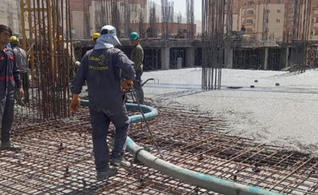 گزارش تصویری از آخرین فعالیت های انجام شده در پروژه مسکونی نارنجستان ۳