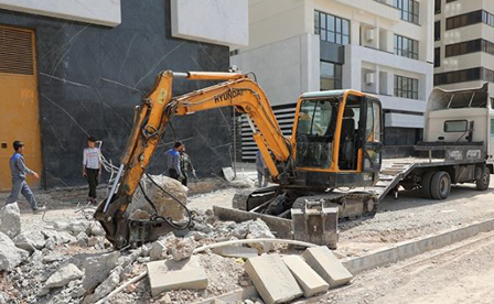 گزارش تصویری از آخرین فعالیت های انجام شده پروژه مسکونی نارنجستان ۲